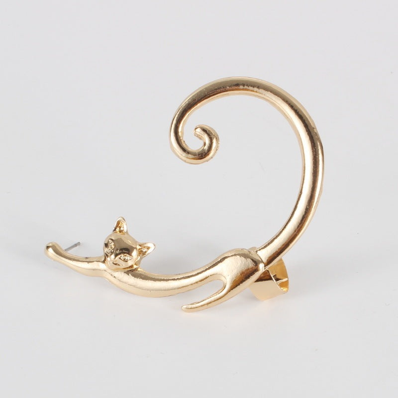 One-Piece Rock Cat Earring